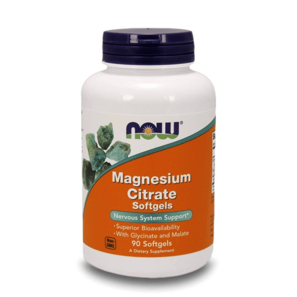 Now Magnesium Citrate 90 софтгел капсули