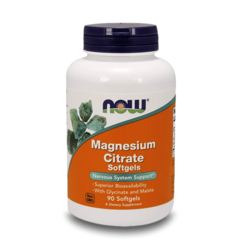 Now Magnesium Citrate 90 софтгел капсули