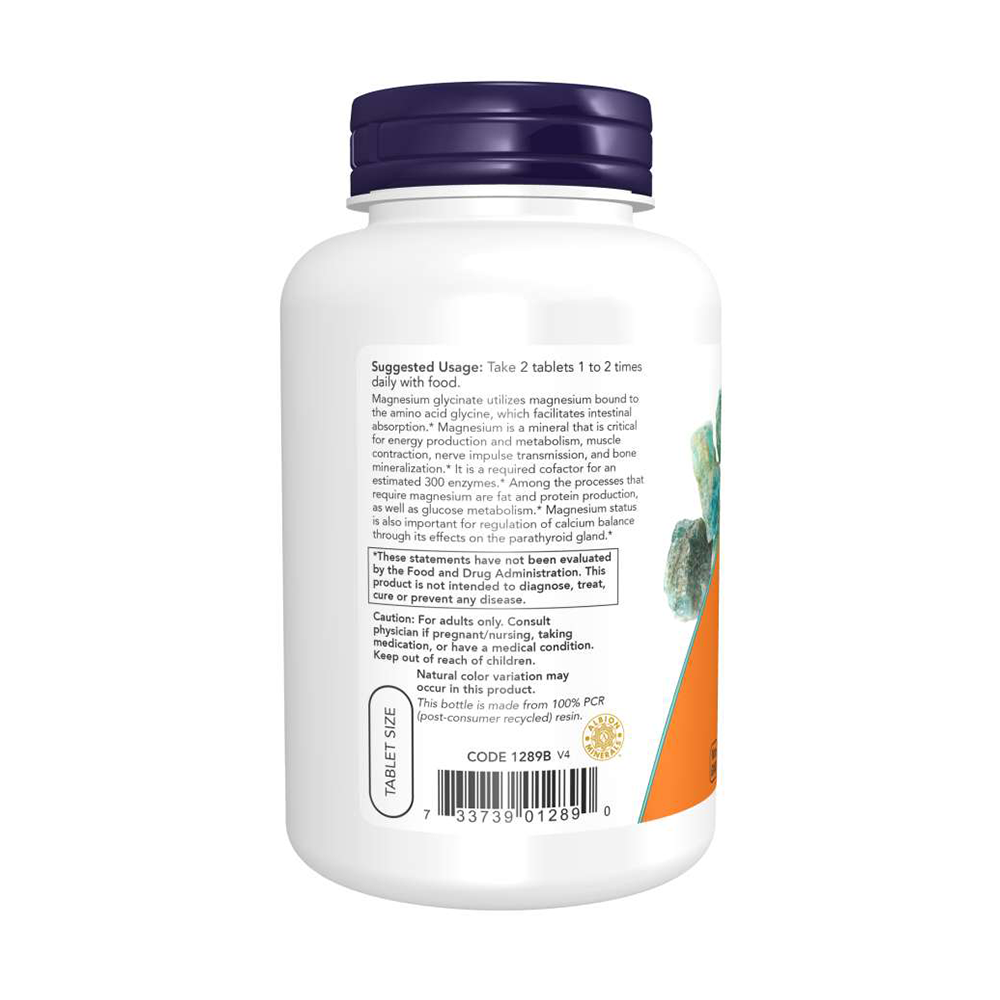 NOW Magnesium Glycinate 180 таблетки