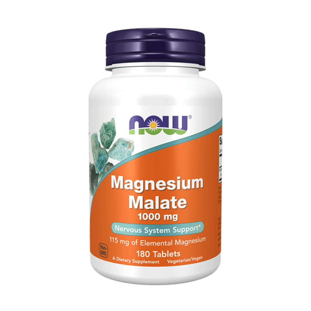 NOW Magnesium Malate 1000 мг 180 таблетки 