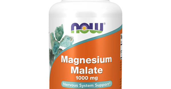 Now Magnesium Malate 1000 мг 180 таблетки | Топ Цена
