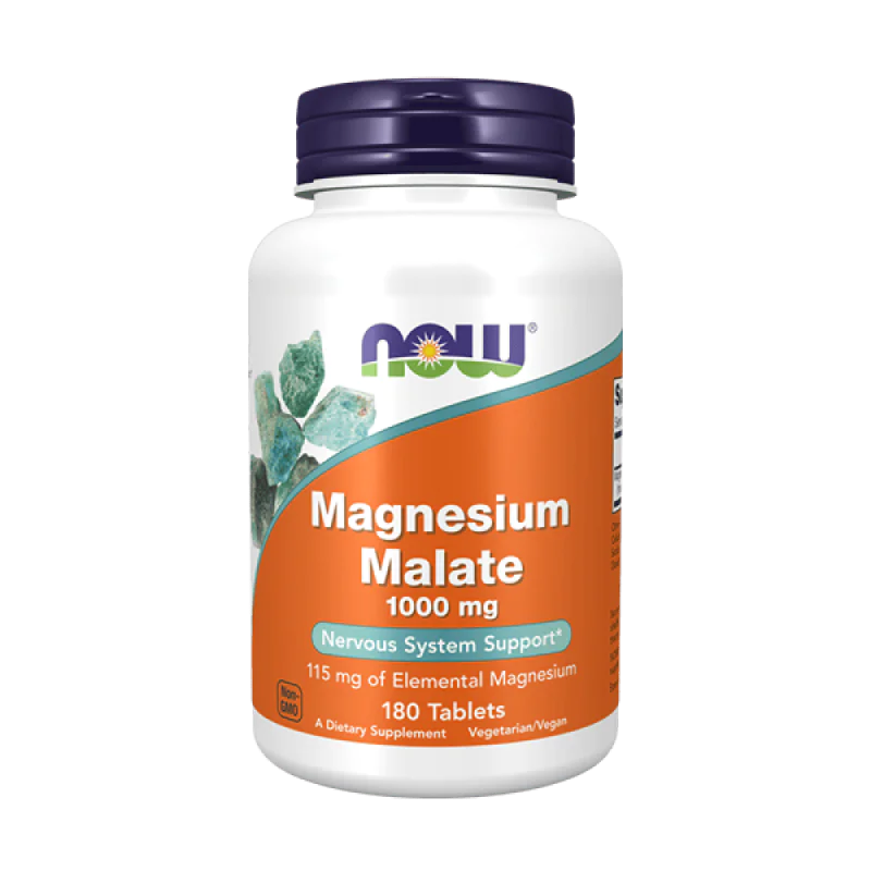 NOW Magnesium Malate 1000 мг 180 таблетки 