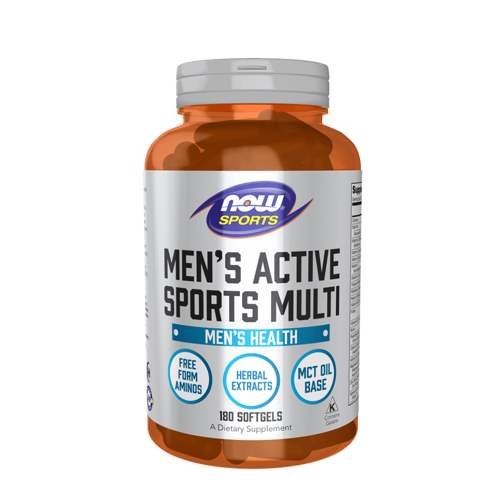 NOW Men's Active Sports Multi 180 меки капсули