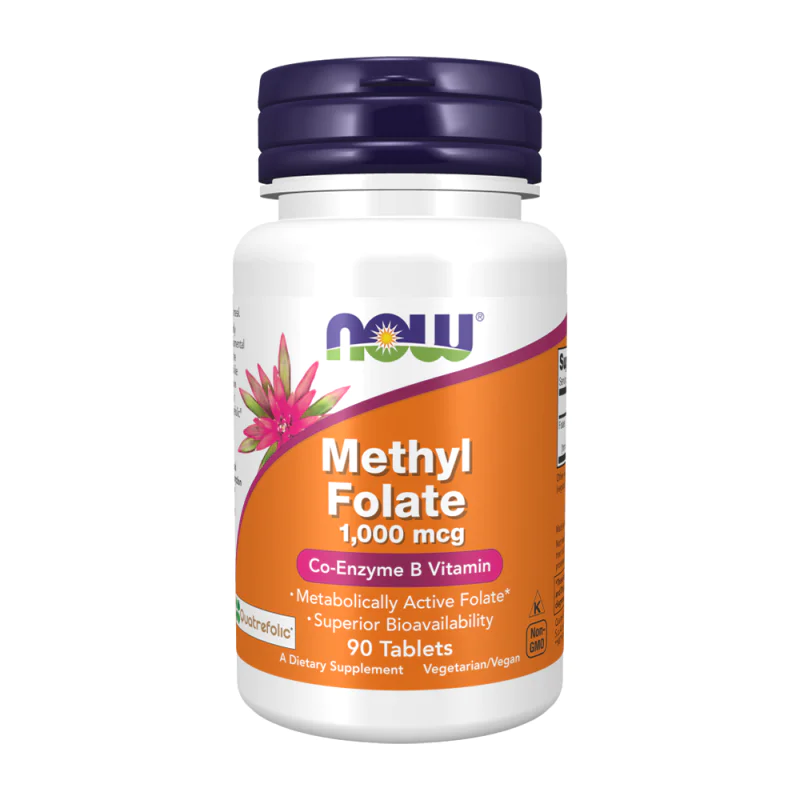 NOW Methyl Folate 1000 мкг 90 таблетки