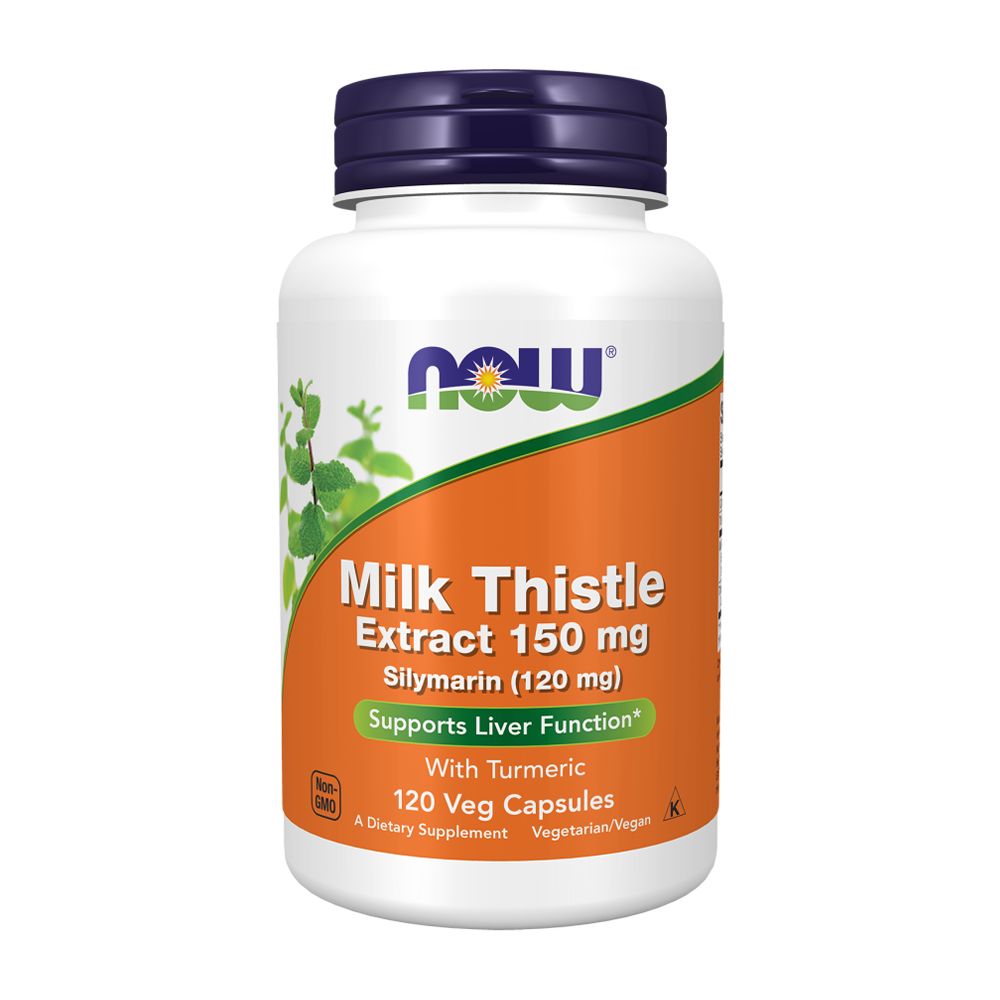 NOW Milk Thistle Extract 150 мг 120 растителни капсули