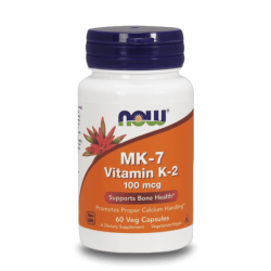 Now MK-7 (Vitamin K-2) 60 растителни капсули
