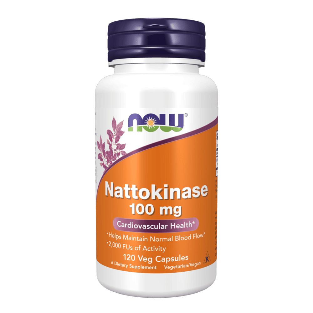 NOW Nattokinase 120 растителни капсули