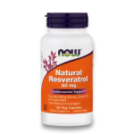 NOW Natural Resveratrol 50 мг 60 растителни капсули