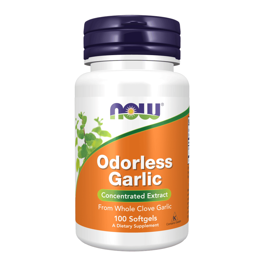 NOW Odorless Garlic 100 меки капсули