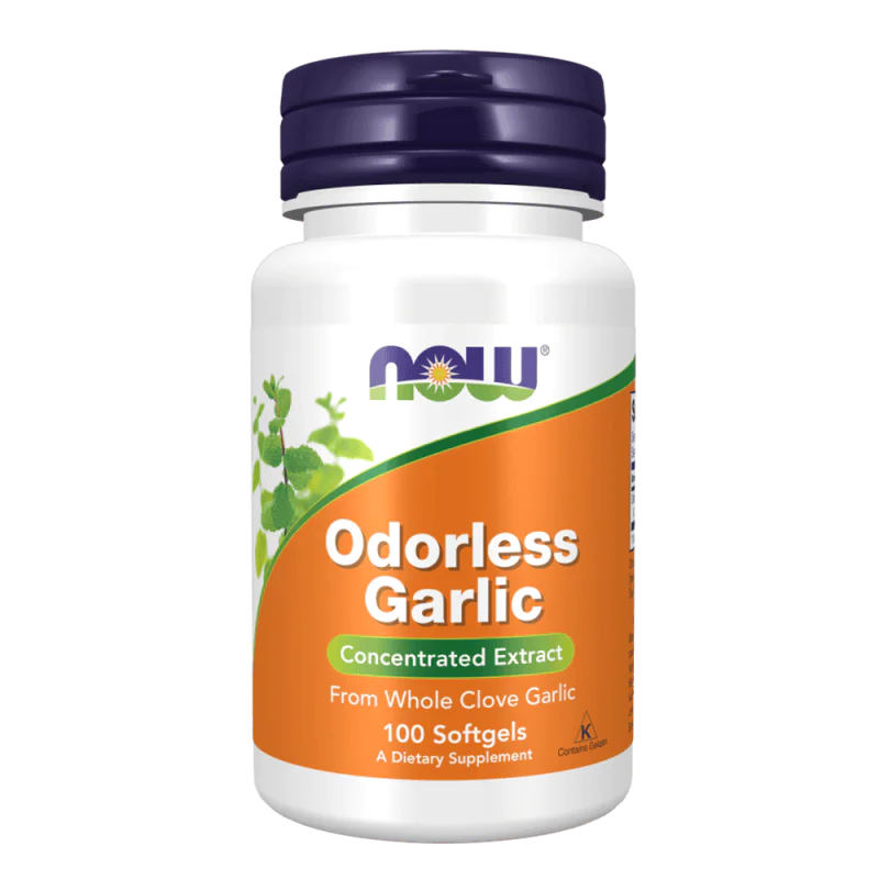 NOW Odorless Garlic 100 меки капсули