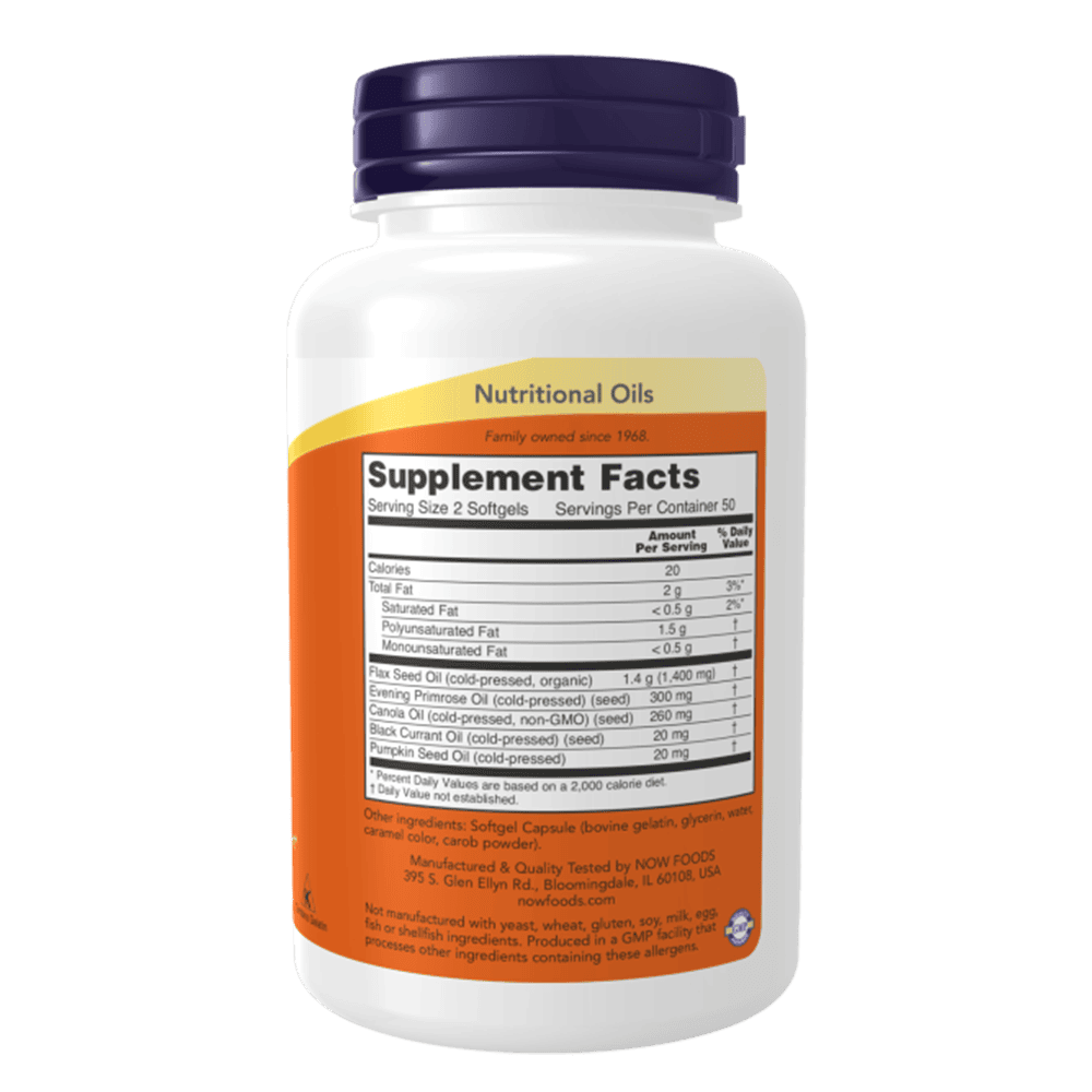 NOW Omega 3-6-9 1000 мг 100 дражета