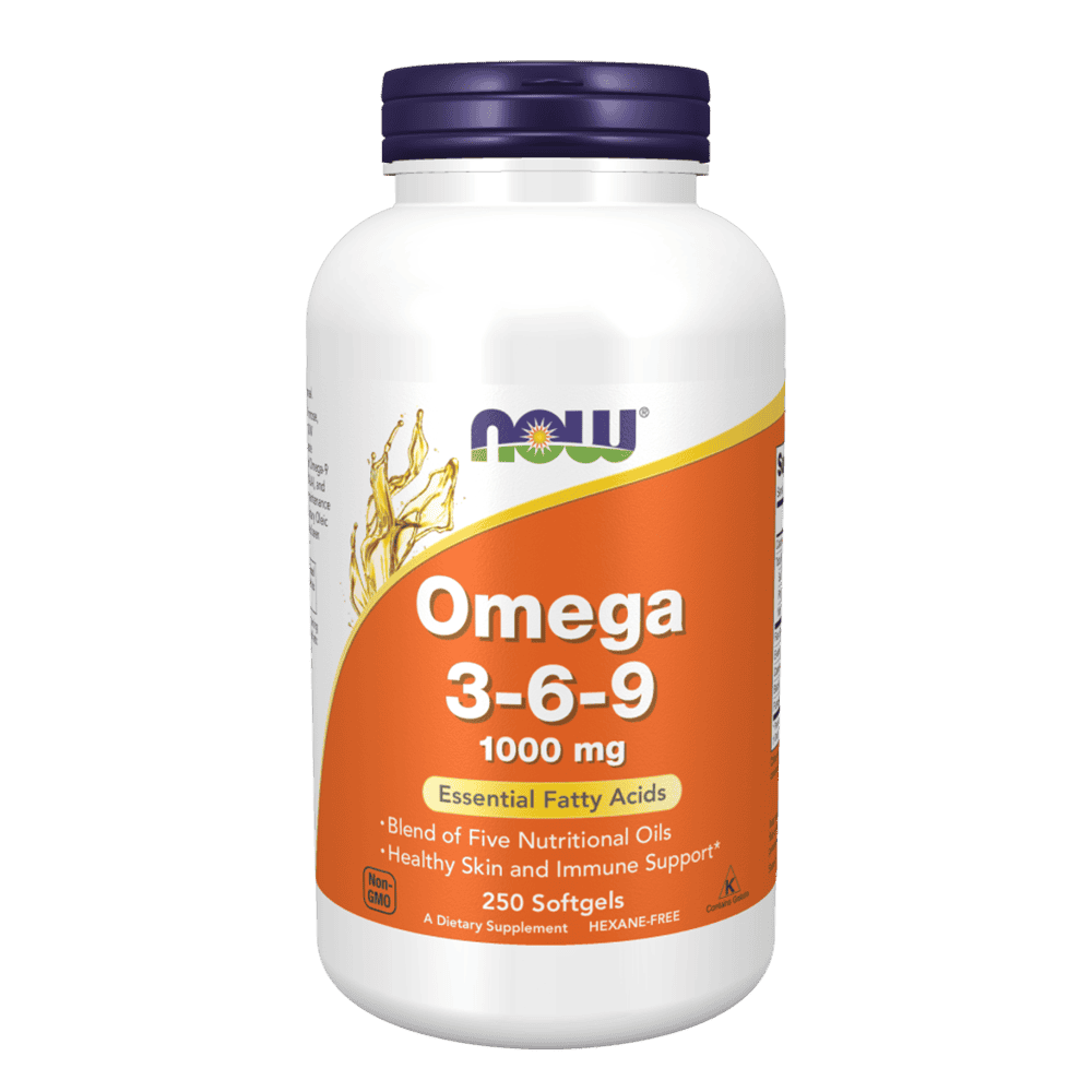 NOW Omega 3-6-9 1000 мг 250 дражета