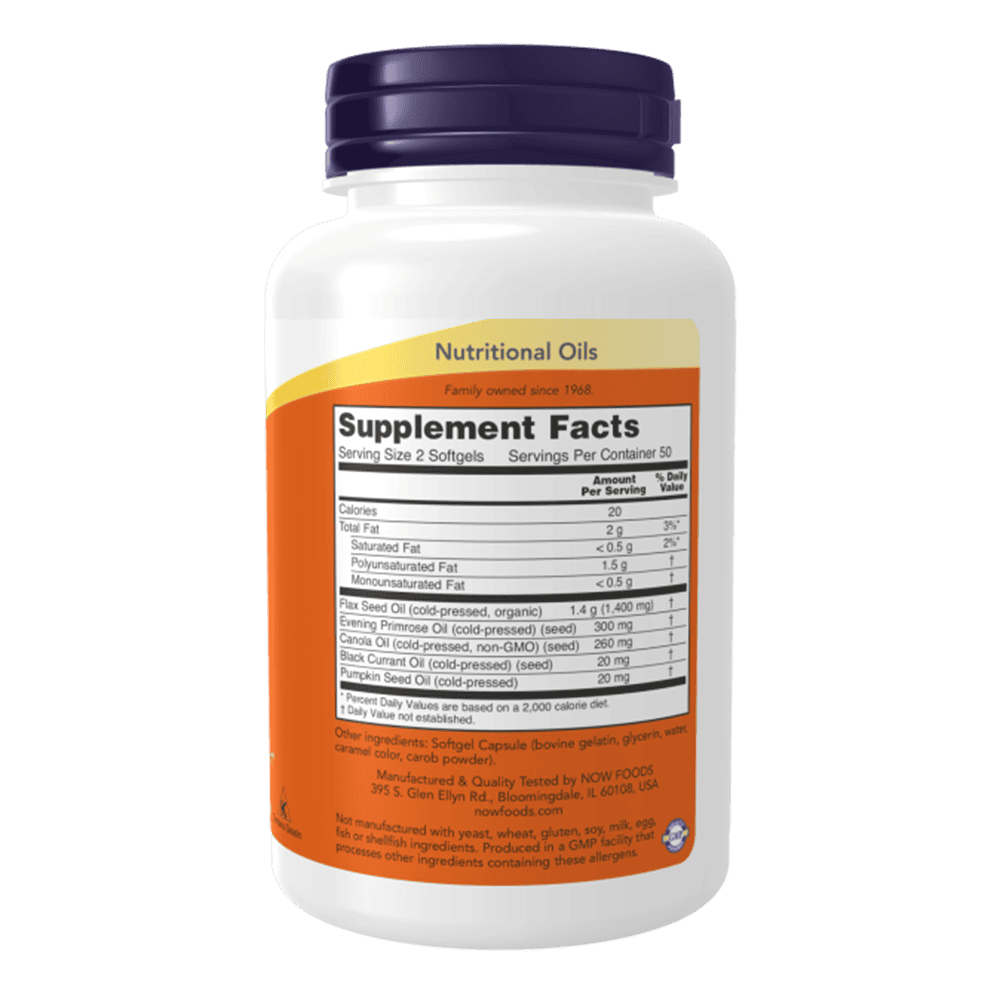 NOW Omega 3-6-9 1000 мг 250 дражета