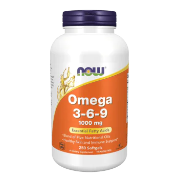 NOW Omega 3-6-9 1000 мг 250 дражета