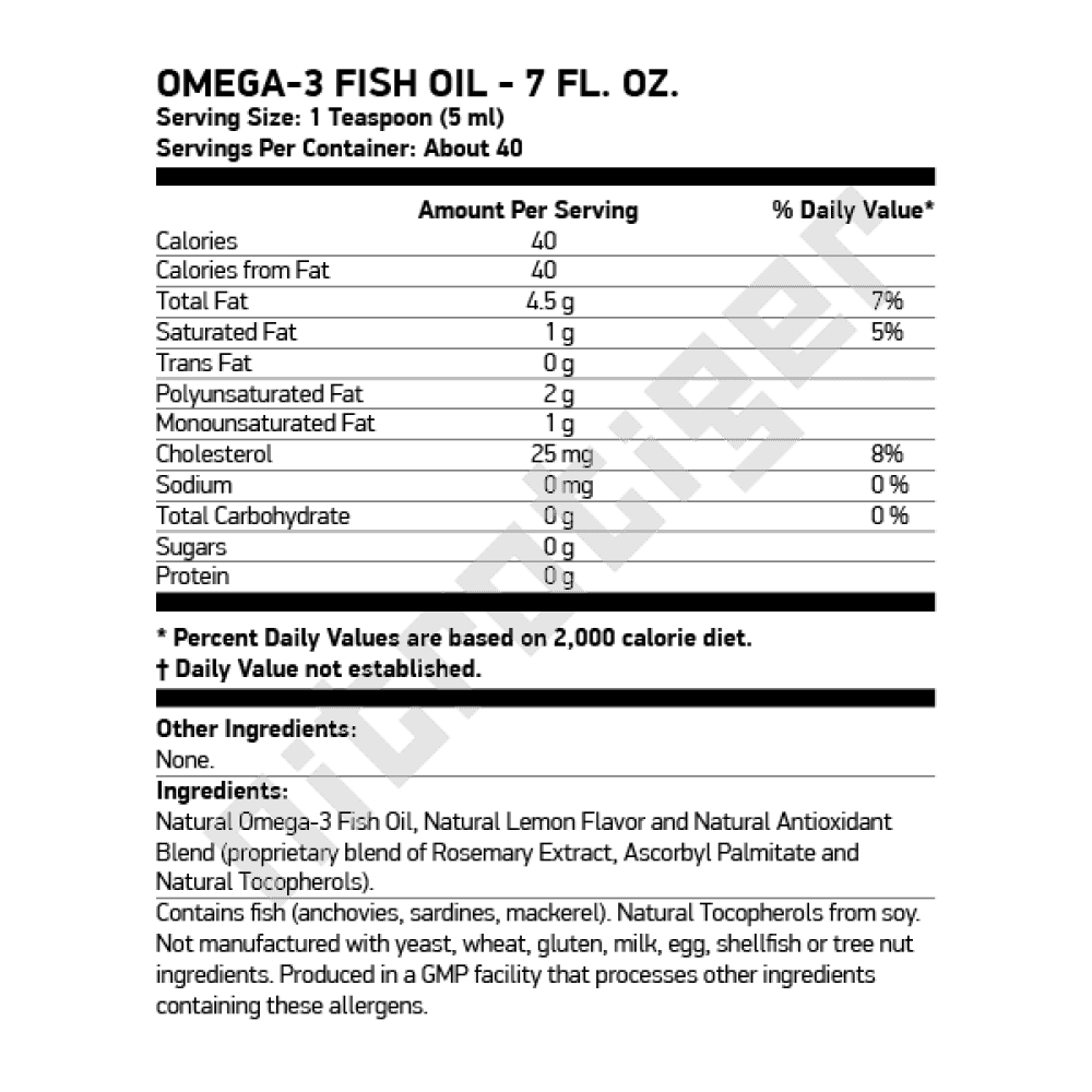 NOW Omega 3 Fish Oil Liquid 200 мл