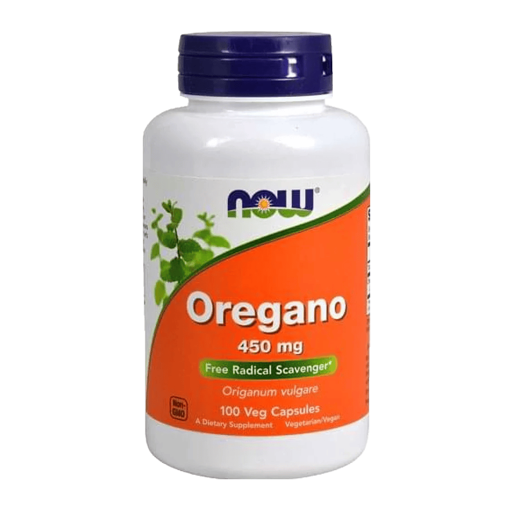 NOW Oregano 450 мг 100 растителни капсули