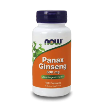 NOW Panax Ginseng 500 мг 100 капсули