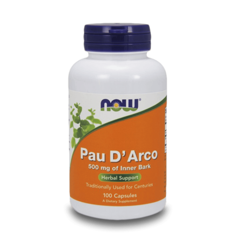 NOW Pau D Arco 500 мг 100 капсули