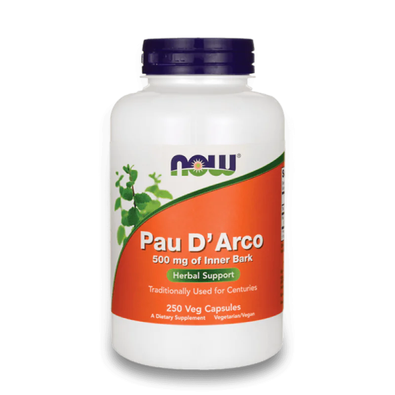 NOW Pau D Arco (500мг) 250 растителни капсули