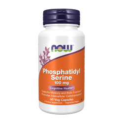 NOW Phosphatidyl Serine 100 мг 60 растителни капсули