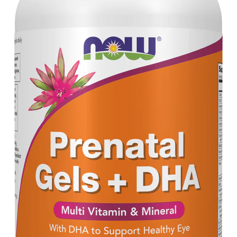 NOW Prenatal Gels + DHA 180 меки капсули