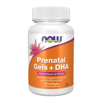NOW Prenatal Gels + DHA 90 меки капсули