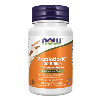 NOW Probiotic-10™ 100 Billion 30 растителни капсули 