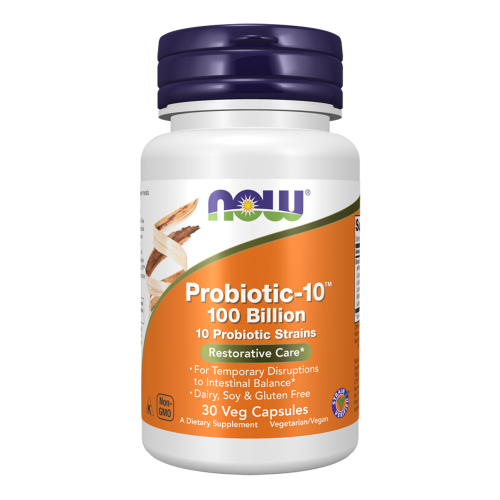 NOW Probiotic-10™ 100 Billion 30 растителни капсули 