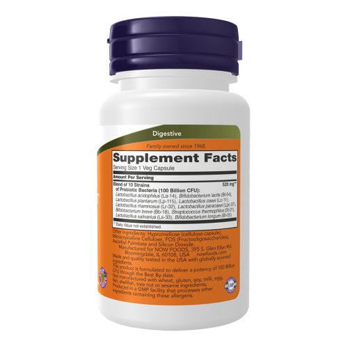 NOW Probiotic-10™ 100 Billion 30 растителни капсули 