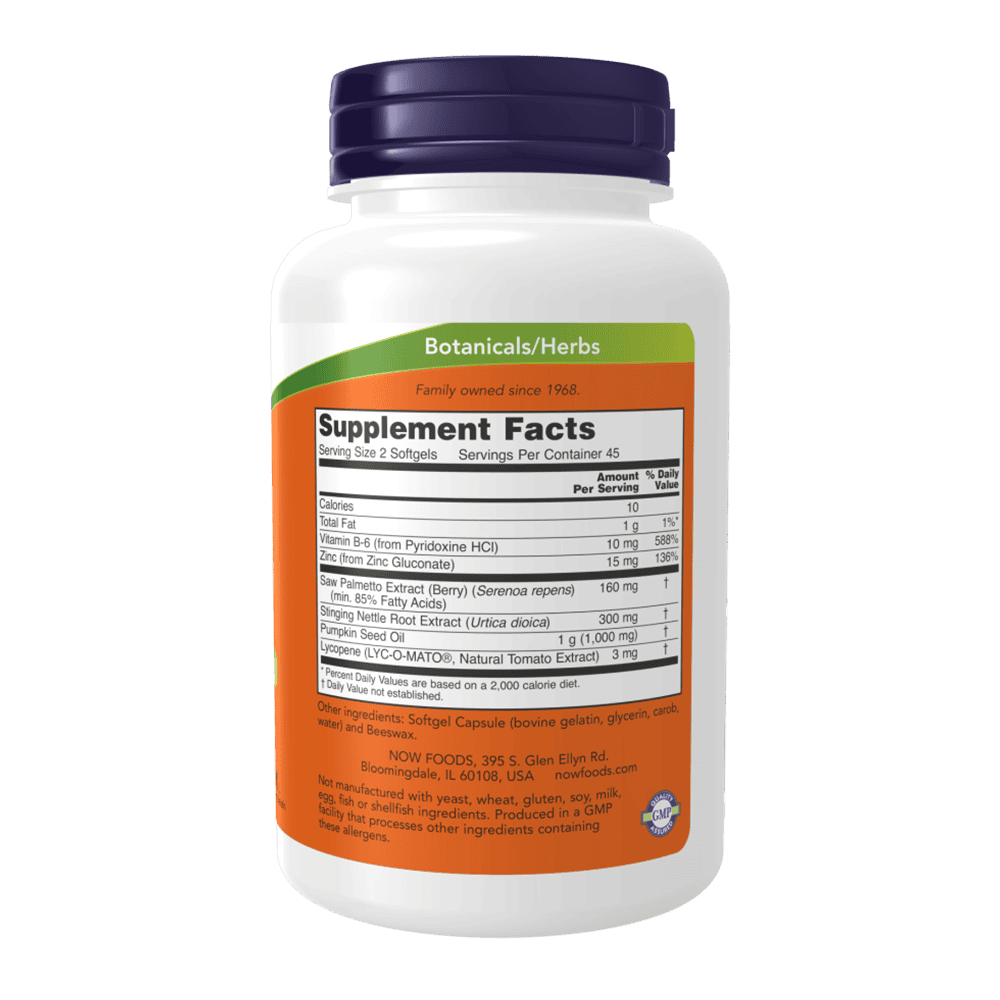 NOW Prostate Support 90 меки капсули