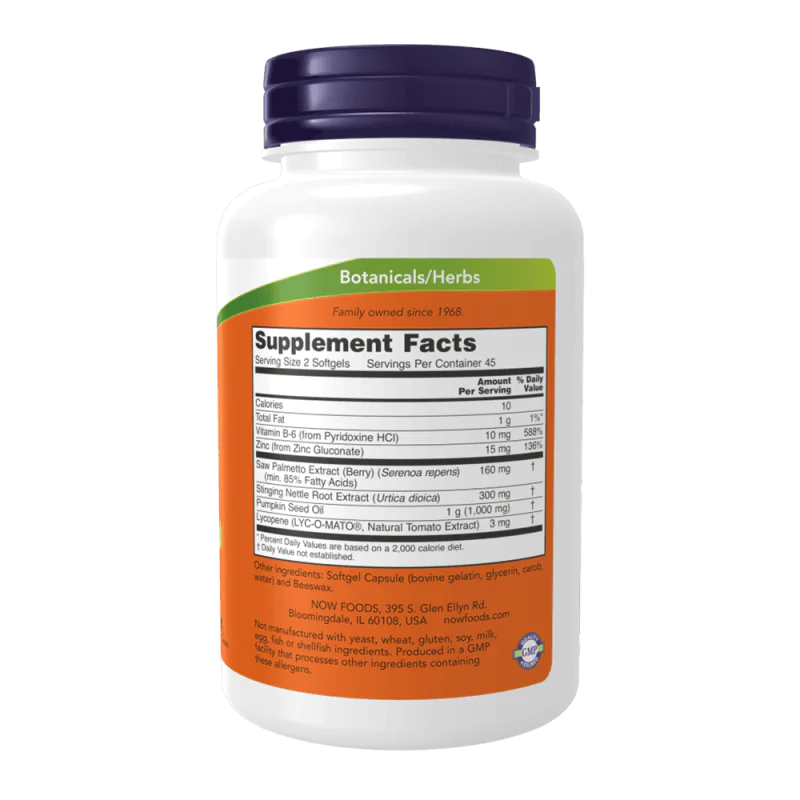 NOW Prostate Support 90 меки капсули