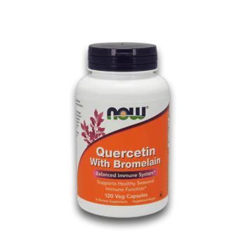NOW Quercetin with Bromelain 120 растителни капсули