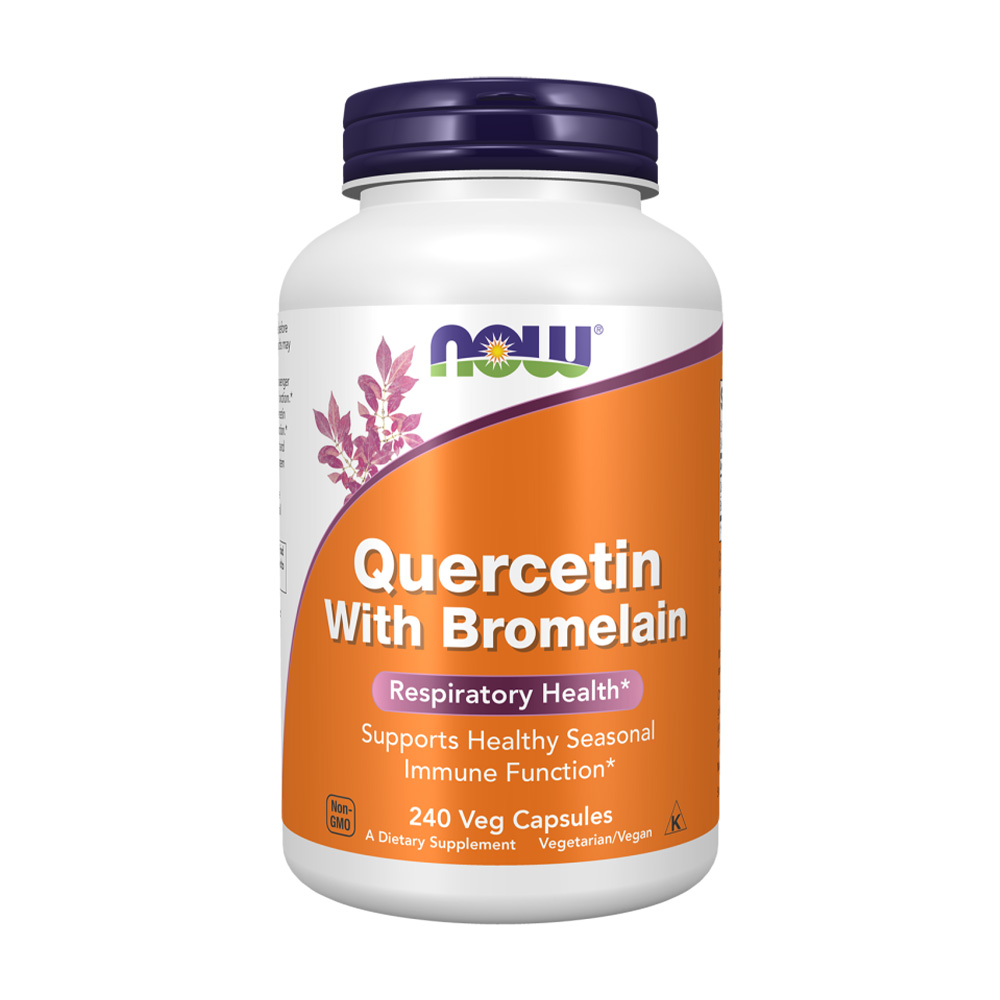 NOW Quercetin with Bromelain 240 растителни капсули