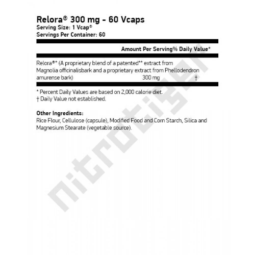 NOW Relora 300 мг 60 капсули