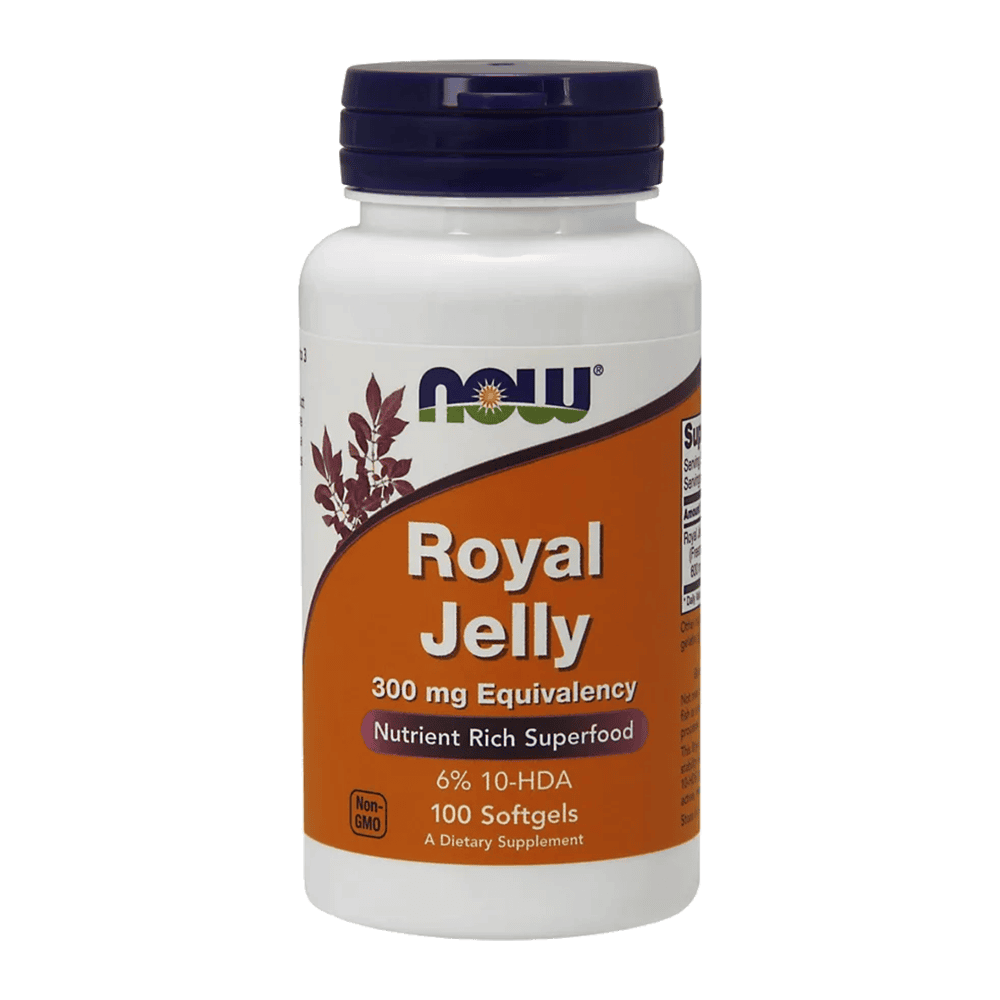 NOW Royal Jelly 300 мг 100 софтгел капсули