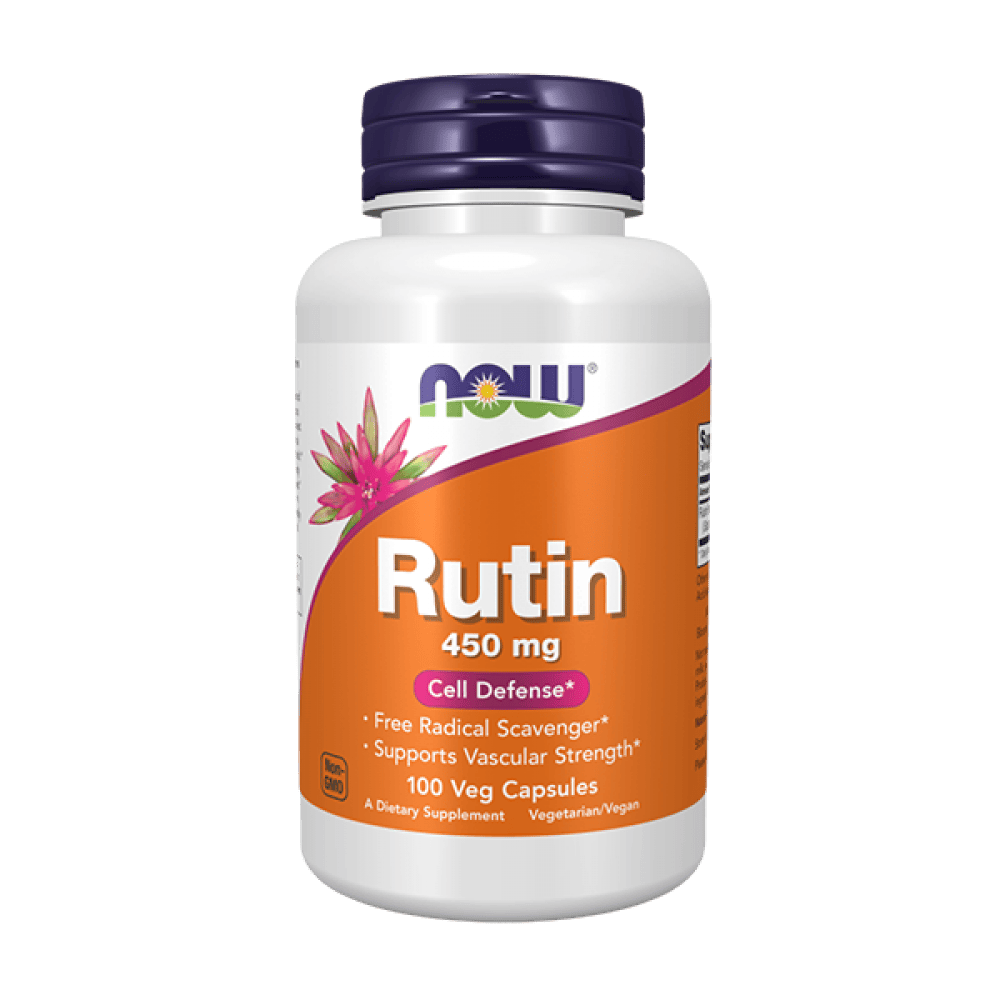 Now Rutin 450мг 100 веган капсули 