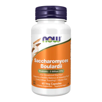 NOW Saccharomyces Boulardii 60 растителни капсули