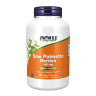 NOW Saw Palmetto Berries 550 мг 250 растителни капсули