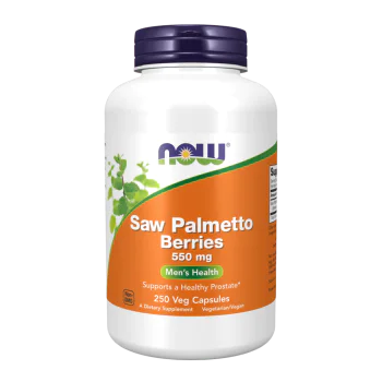 NOW Saw Palmetto Berries 550 мг 250 растителни капсули