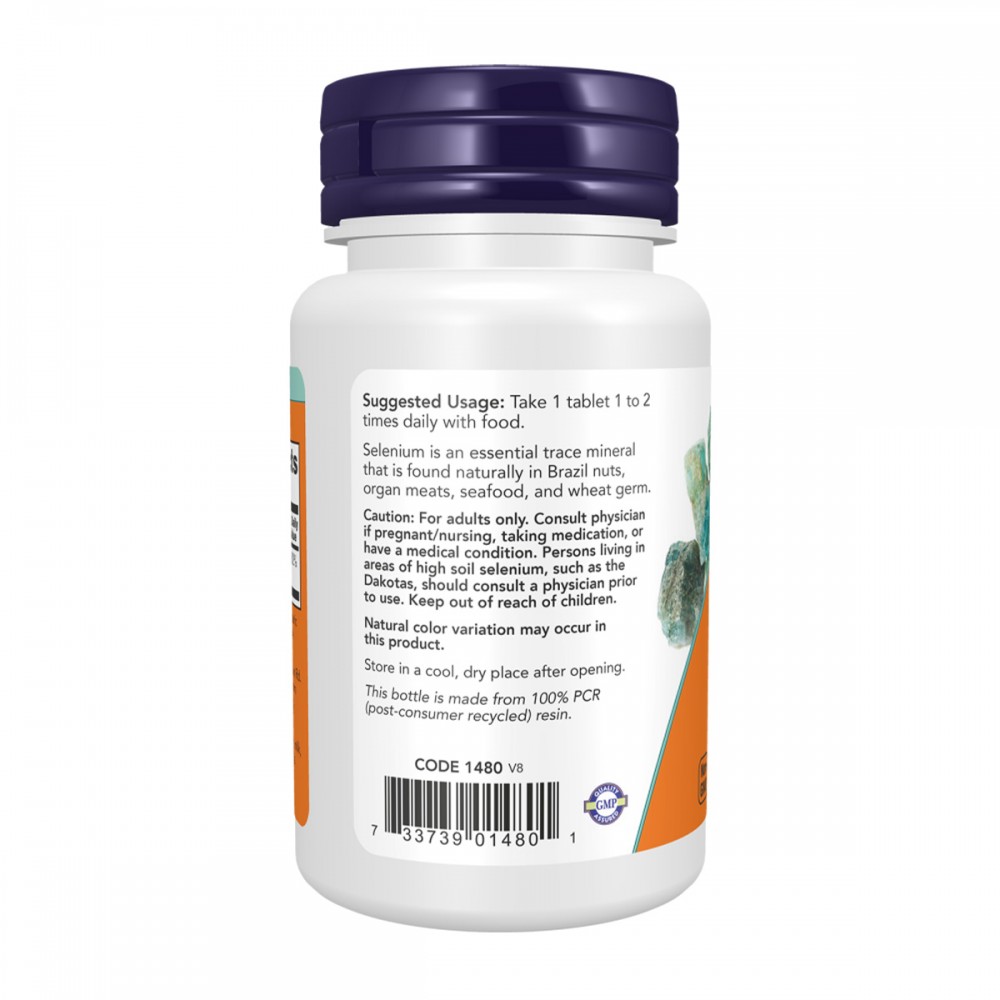 NOW Selenium 100 мкг 100 таблетки