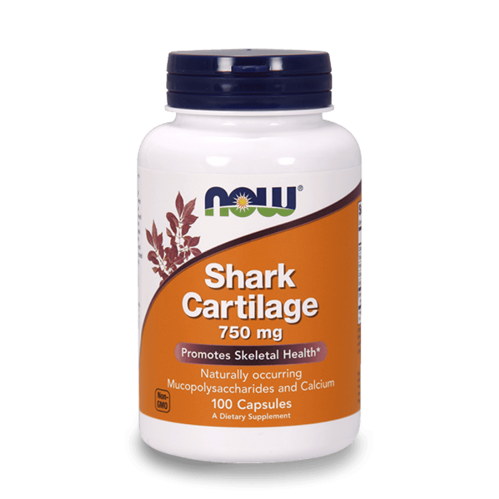NOW Shark Cartilage 750 мг 100 капсули