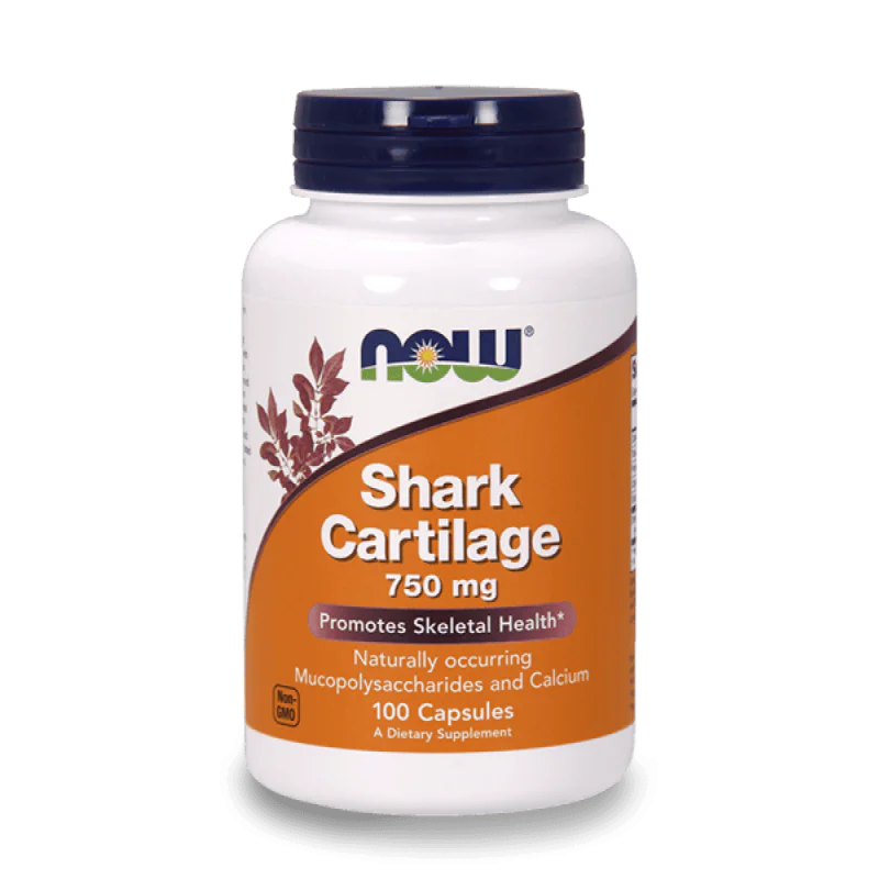 NOW Shark Cartilage 750 мг 100 капсули