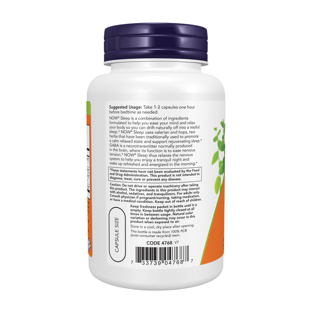 NOW Sleep 90 растителни капсули