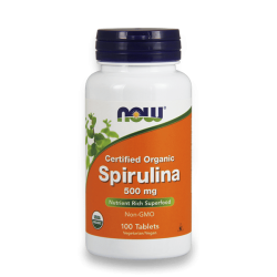 NOW Spirulina 500 мг 100 таблетки 