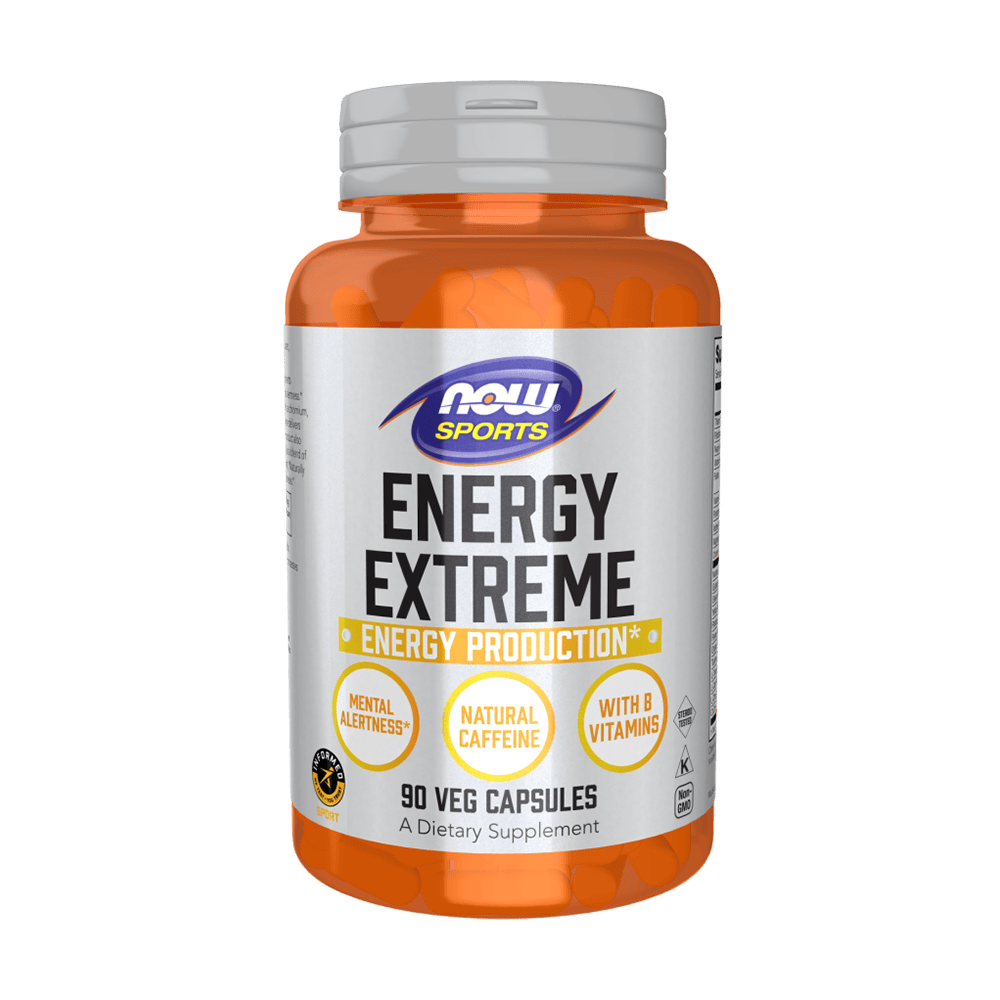 NOW Sports Energy Extreme 90 растителни капсули
