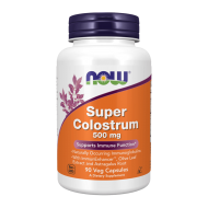 NOW Super Colostrum 500 mg 90 растителни капсули