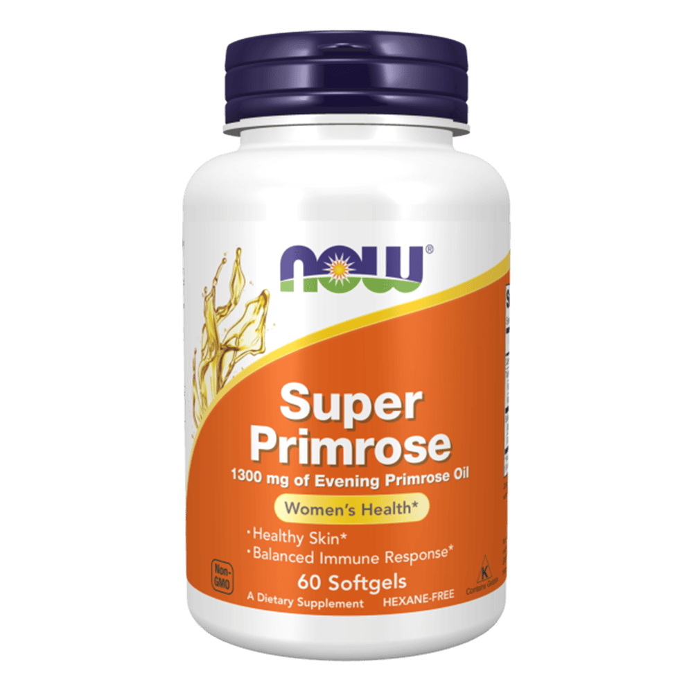 NOW Super Primrose Oil 1300 mg 60 софтгел капсули