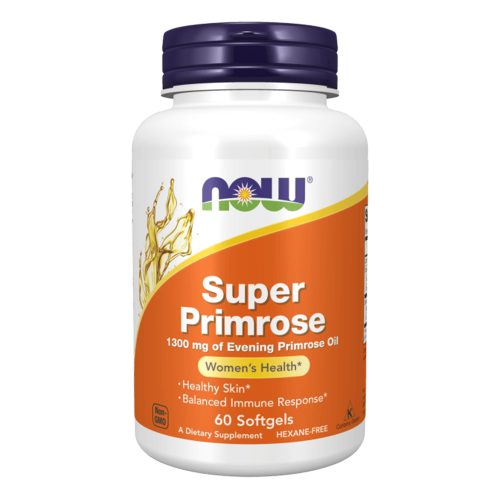 NOW Super Primrose Oil 1300 mg 60 софтгел капсули