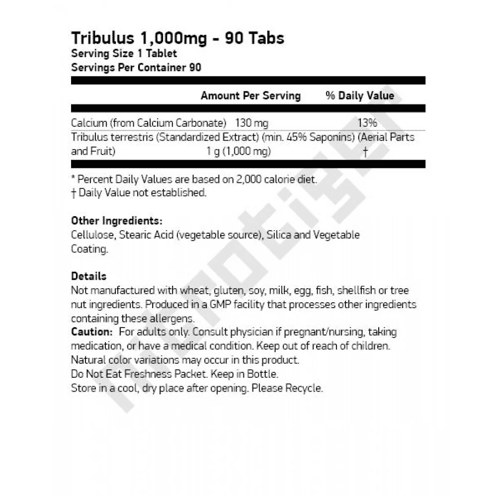 NOW Tribulus 1000 мг 90 таблетки