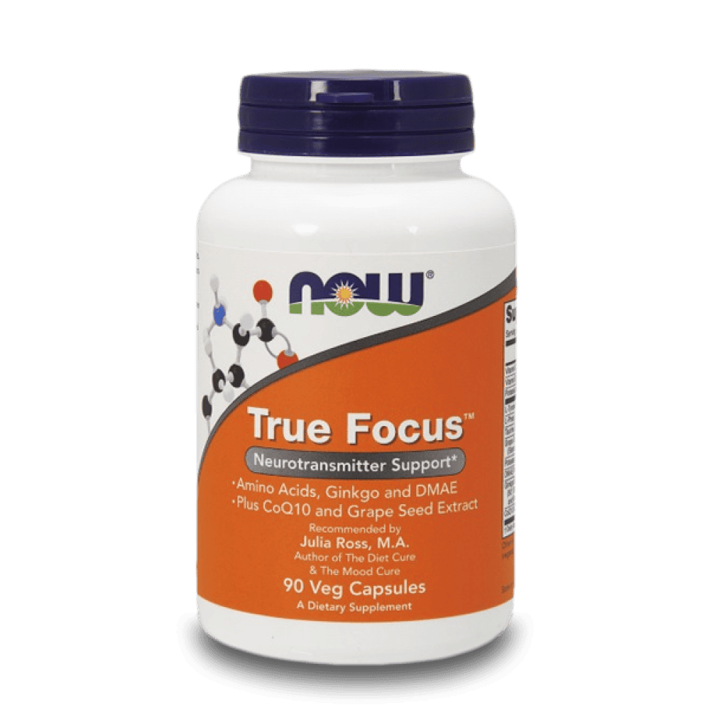 NOW True Focus 90 растителни капсули